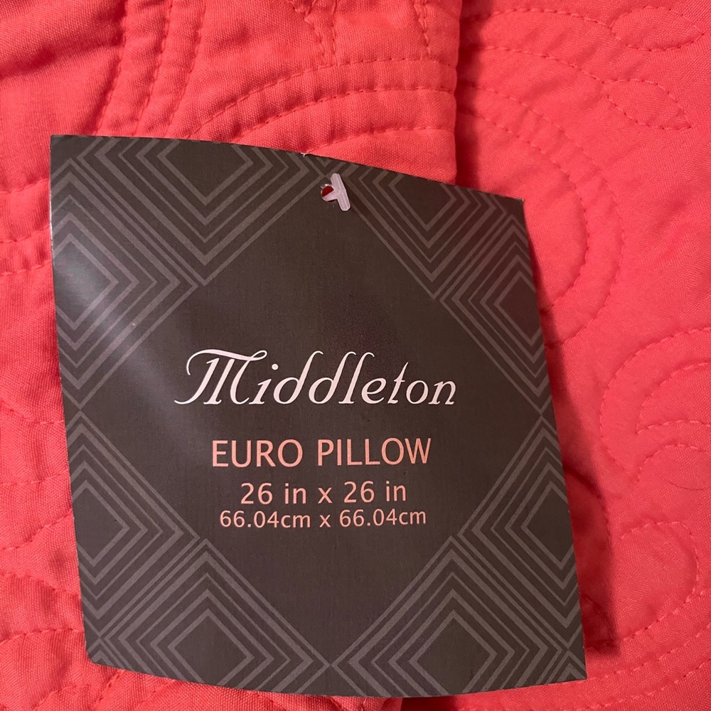 2 NWT Middleton Quilted Euro Shams - Picture 2 of 4